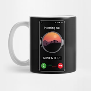 Incoming Call Adventure - Funny Call Mug